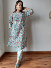 New Exclusive Hand  block printed Stitched Cotton  Kurtis with Pant